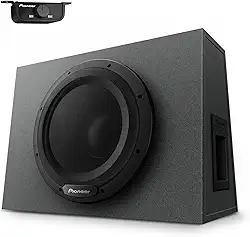 Pioneer Subwoofer ativo TS-WX1210A com compartimento selado de 30,5 cm com amplificador integrado