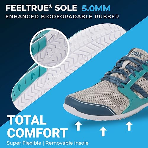 Vista 4 de Xero Shoes Zelen Barefoot - Tenis de correr para mujer