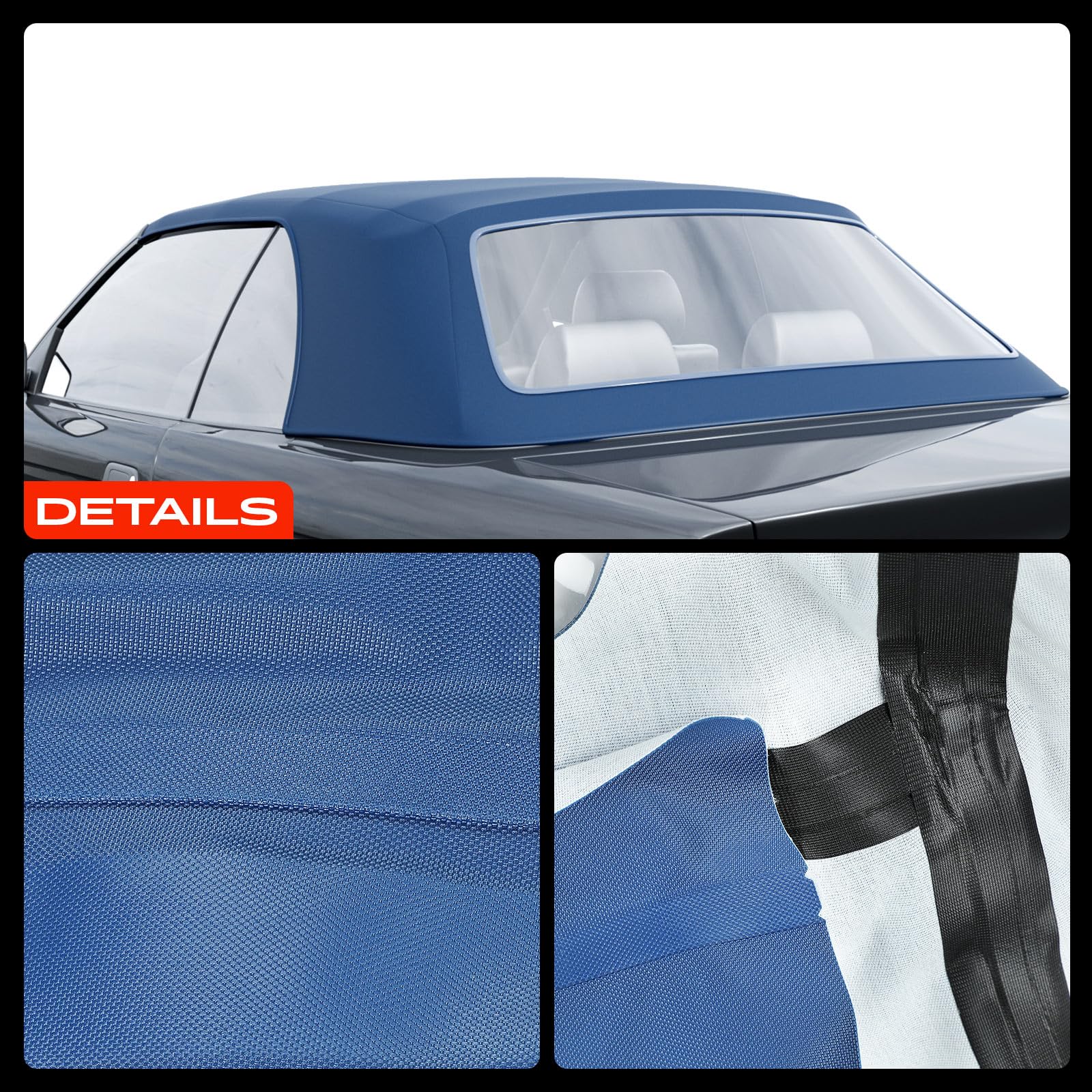 Frankberg Capote de cabriolet Softtop Compatible avec Z3 R.o.a.d.s.t.e.r E36 Série 3 Cabriolet E36 Série 3 Compact E36 Série 3 E36 Série 3 Coupé E36 Remplacer# BM36007-002