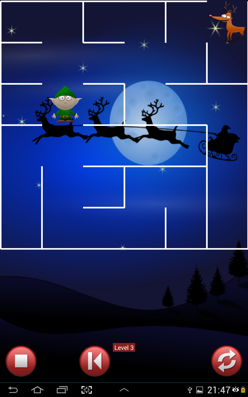 Xmas Maze (Elf lost Reindeer) - App on Amazon Appstore