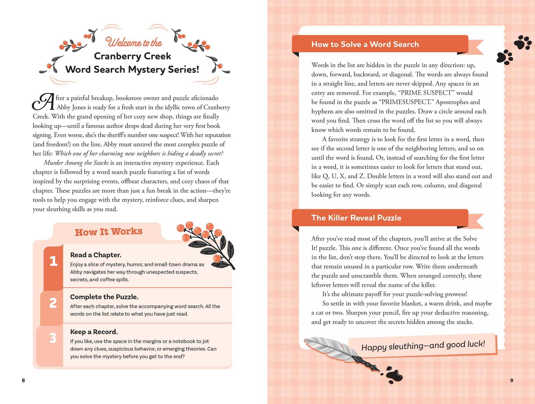 Murder Among the Stacks: Solve the Puzzles--And the Plot of a Cozy Bookstore Mystery!