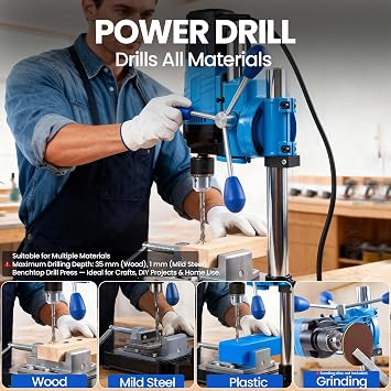 bellaDimora Mini Benchtop Drill Press