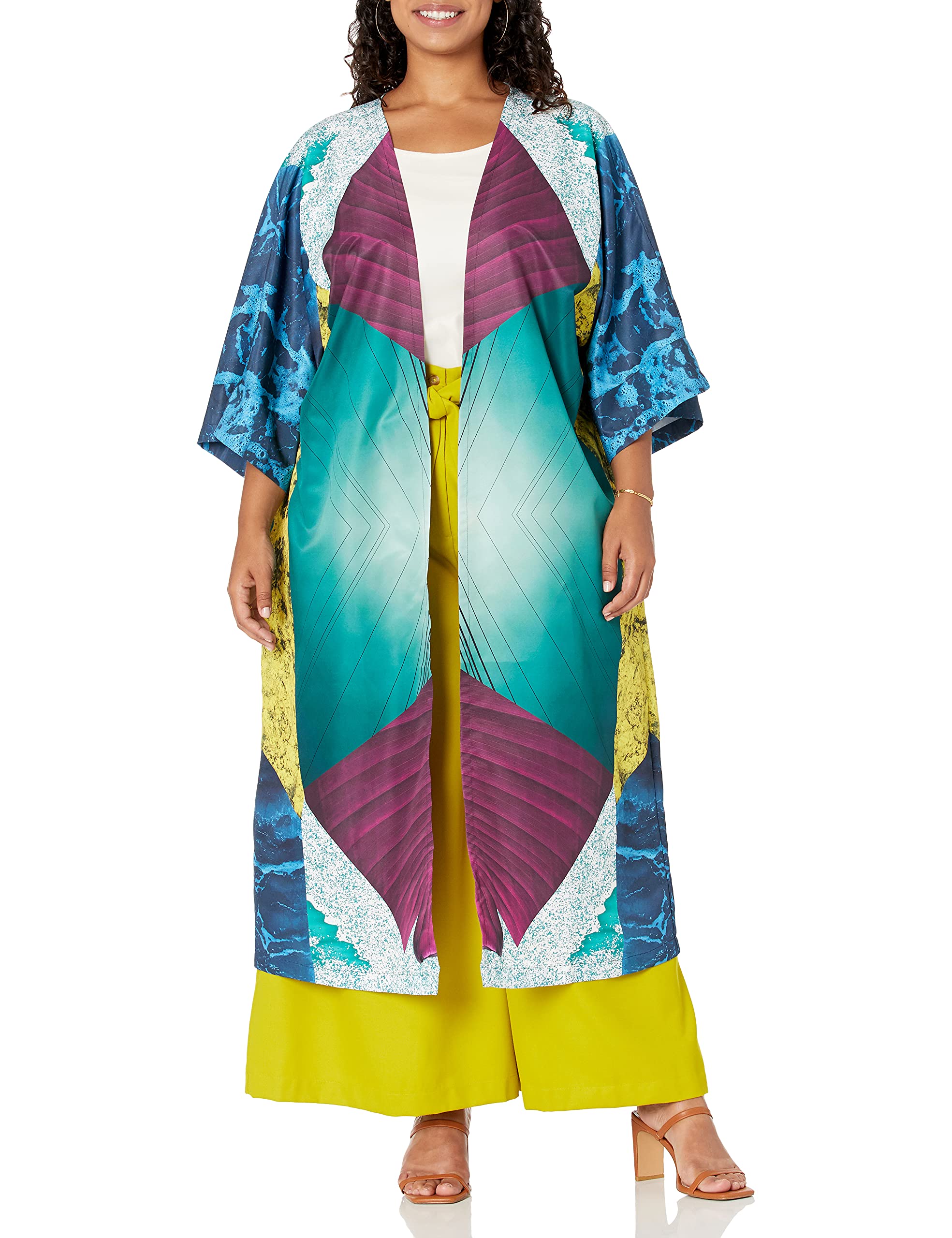 Making The Cut Stagione 2 Episodio 2, Look Vincitore, Kimono di Joshua Shirt Donna