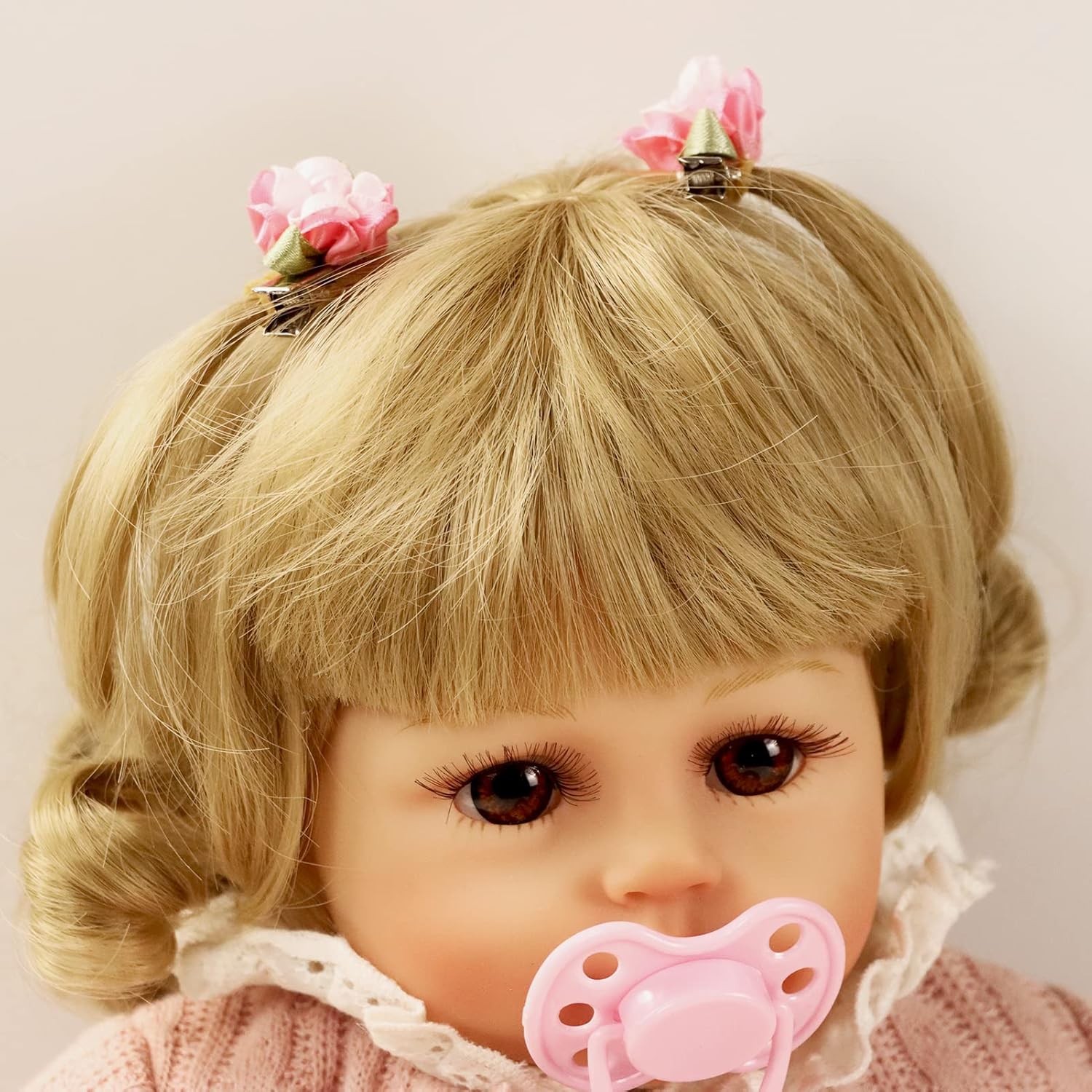 Lifelike Realistic Baby Dolls Girl, 16" Silicone Vinyl Reborn, Newborn Life Like Toddler in Soft Body That Looks Real Gift Set for Aged 3+