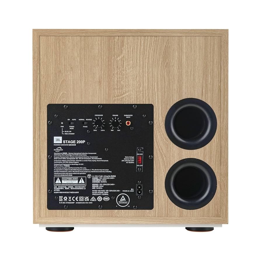 JBL ボックス型ウーファー ブラック 2個セットJBL サブウーファー 12インチウーハーボックス3WAY 外