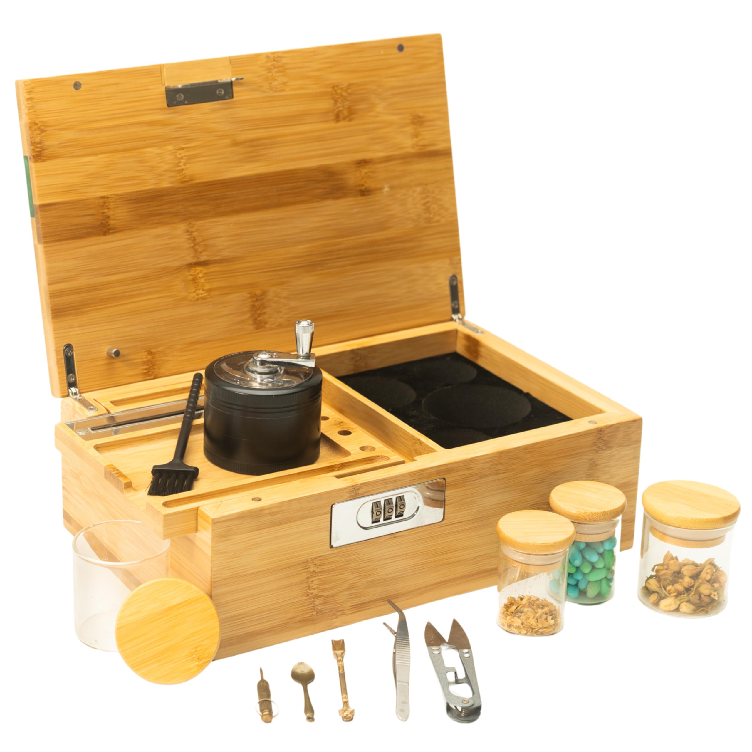 Amazon.com: ALTA VIBES Decorative Bamboo Box with Lock – Large
