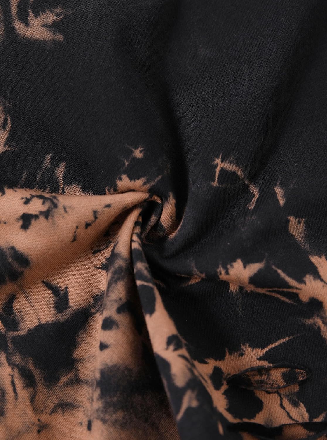 Remidoo Women's Summer Casual Distressed Short Sleeve Crop Top Crewneck T Shirt - Image 5