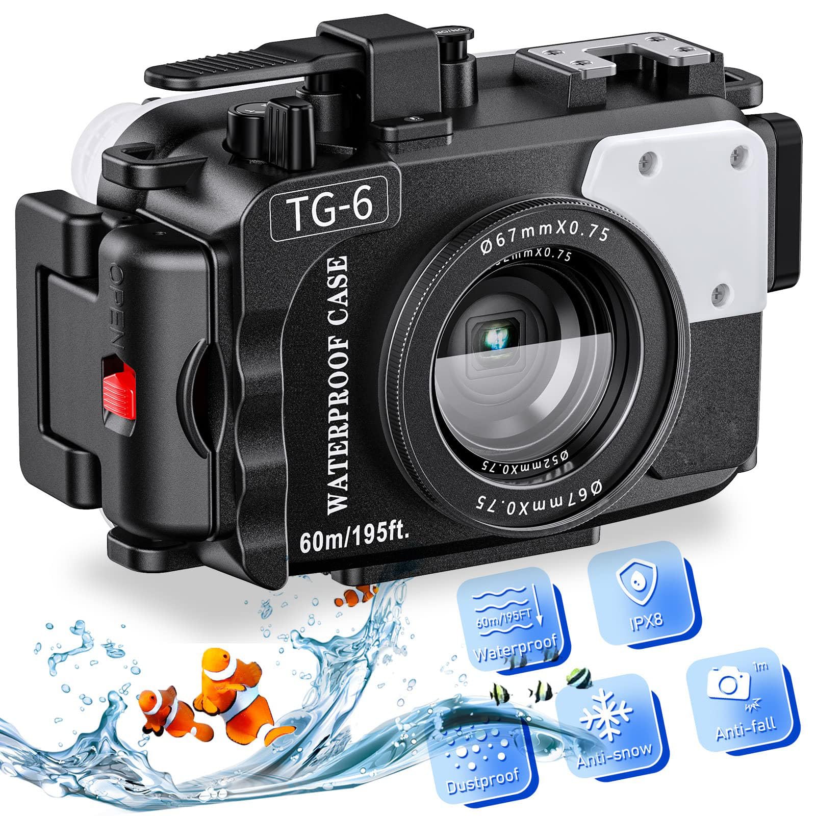 水中カメラ カメラ 水の中で使用できます。SEA＆SEA 水中カメラ