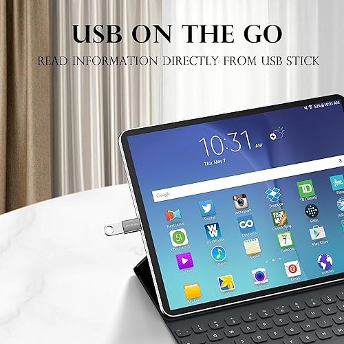 Miniatura 4 de Adaptador USB C a USB (paquete de 2), adaptador USB-C a USB 3.0 hembra compatible con iMac 2021, iPad Pro 2024, MacBook Pro, laptop, PC, cargador,