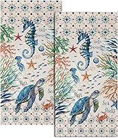 Vista 68 de Giwawa Juego de 2 toallas de mano de ciervos del bosque, toallas de mano de animales salvajes, toallas suaves para la cara de los invitados