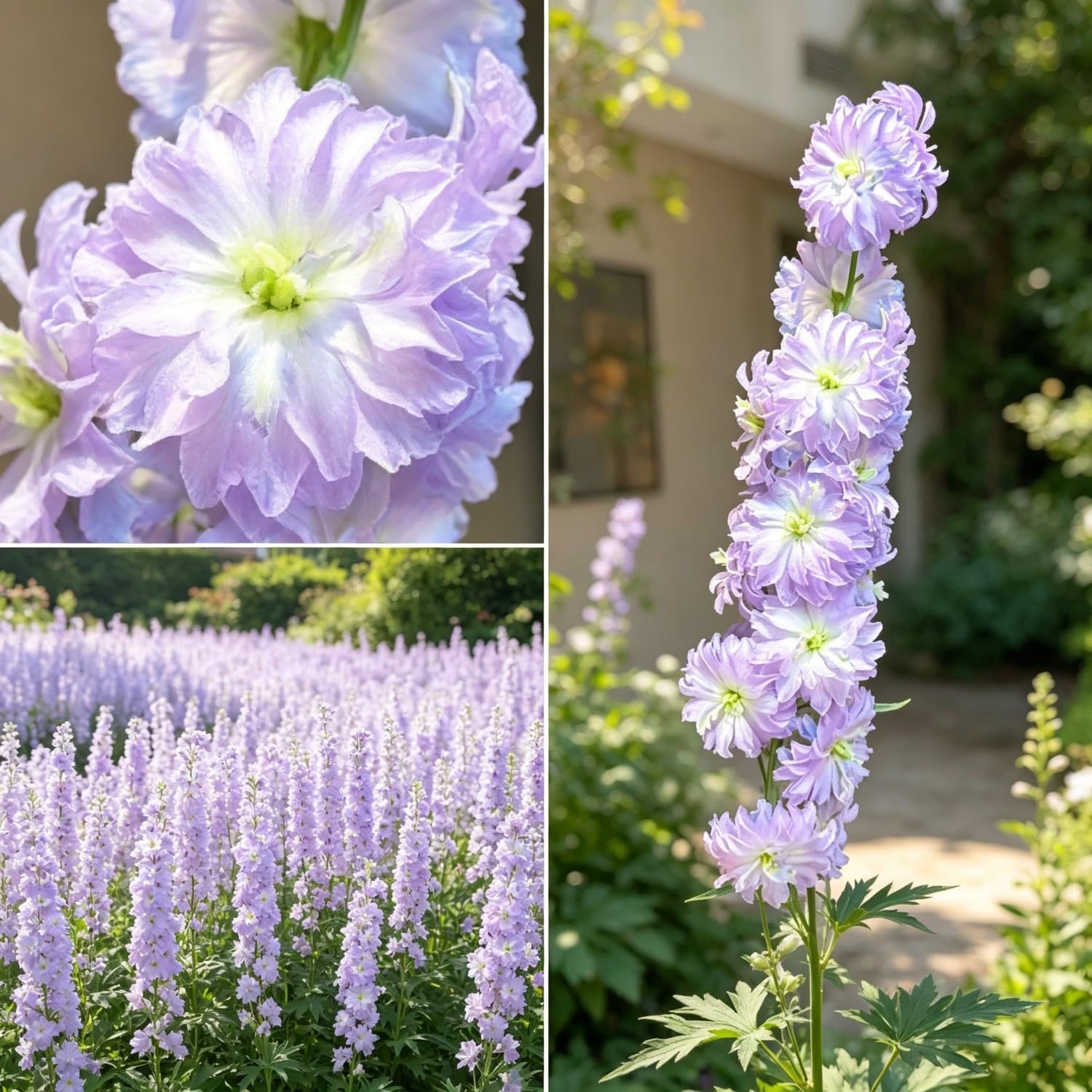 Delphinium（Larkspur） Seeds –Hardy,Perennial,Vibrant Floral Display Garden