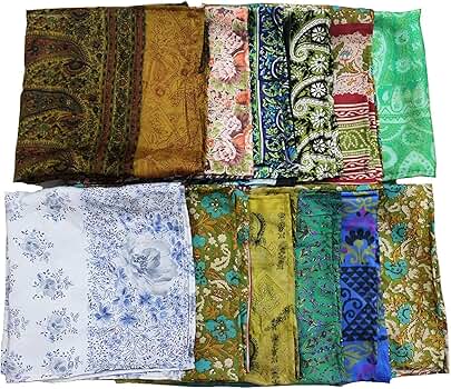 Èaphi エフィ INDIA PATTERN SATIN SCARF INDIA PATTERN SATIN SCARF