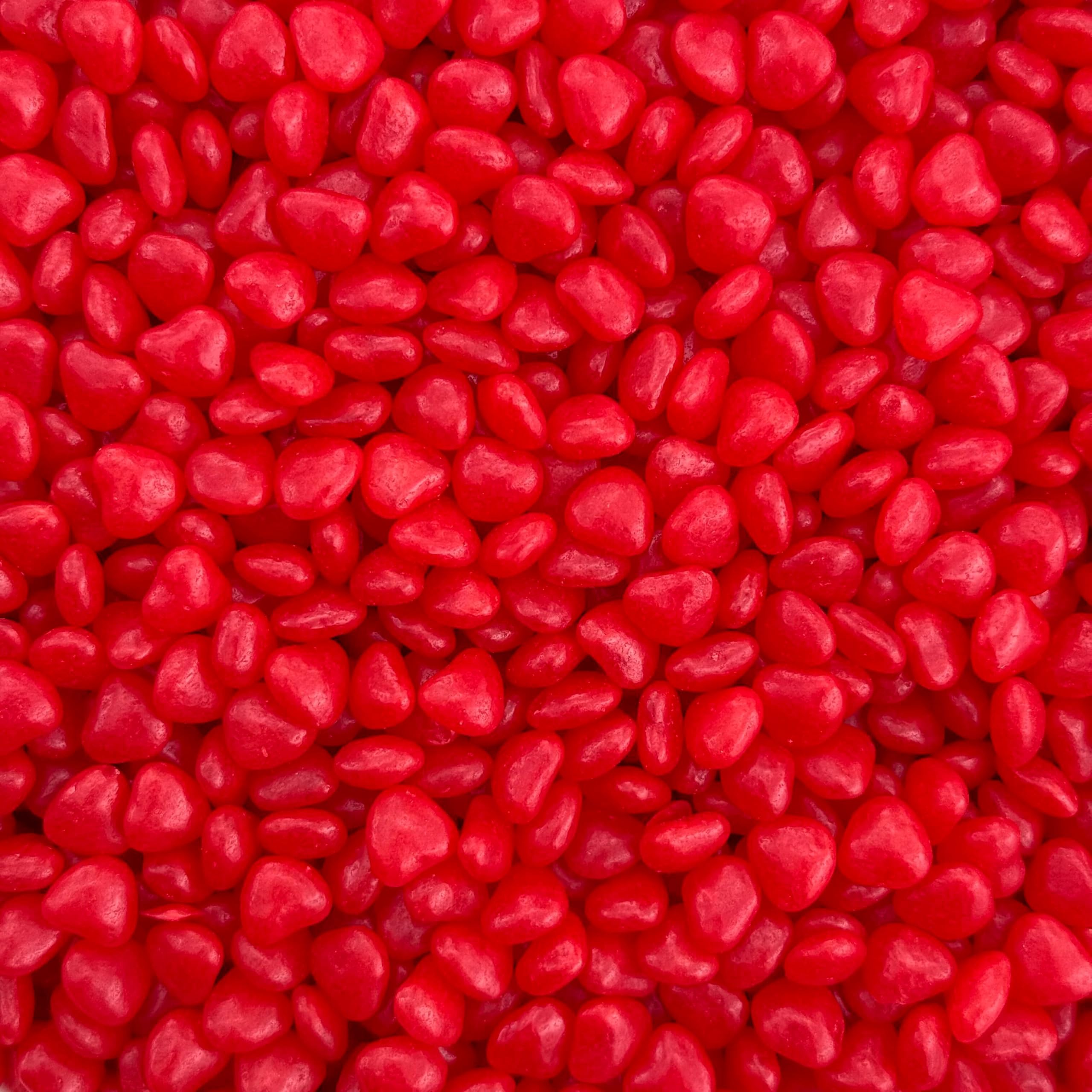 Cinnamon Hearts | 3 Pound Bag | Hot Cinnamon Candy Bulk | Heart Shaped Candy Bits for Baking, Decorating, Gifting, and Snacking | Traditional Spicy Candies