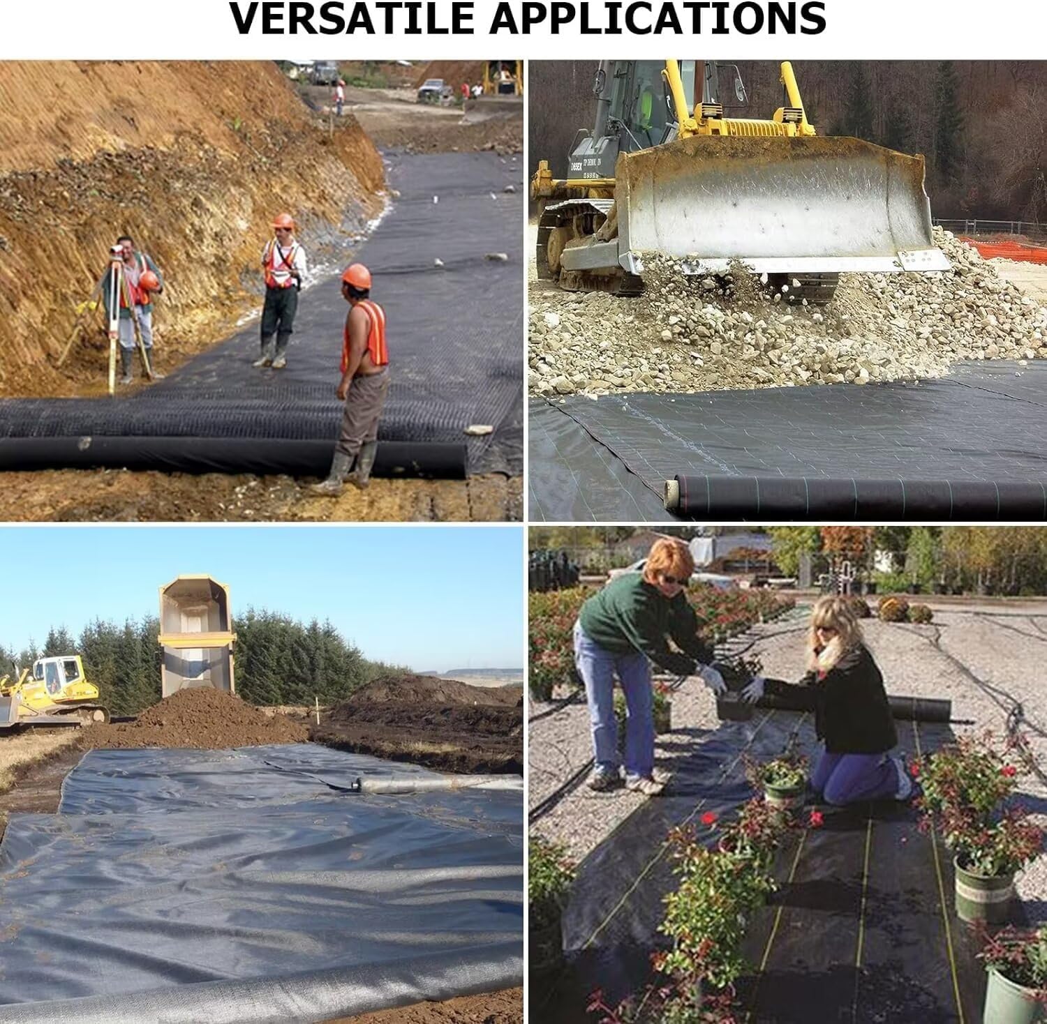 Driveway Fabric, 3x300 ft Road Fabric Commercial Barrier Fabric, Landscape Fabric Heavy Duty 4OZ French Drain Fabric for Erosion Control,Landscape Fabric,Construction Projects