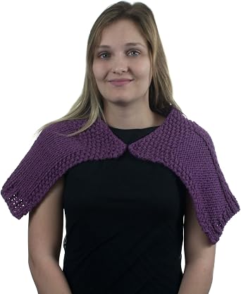 Hand-Knitted Shoulder Cape