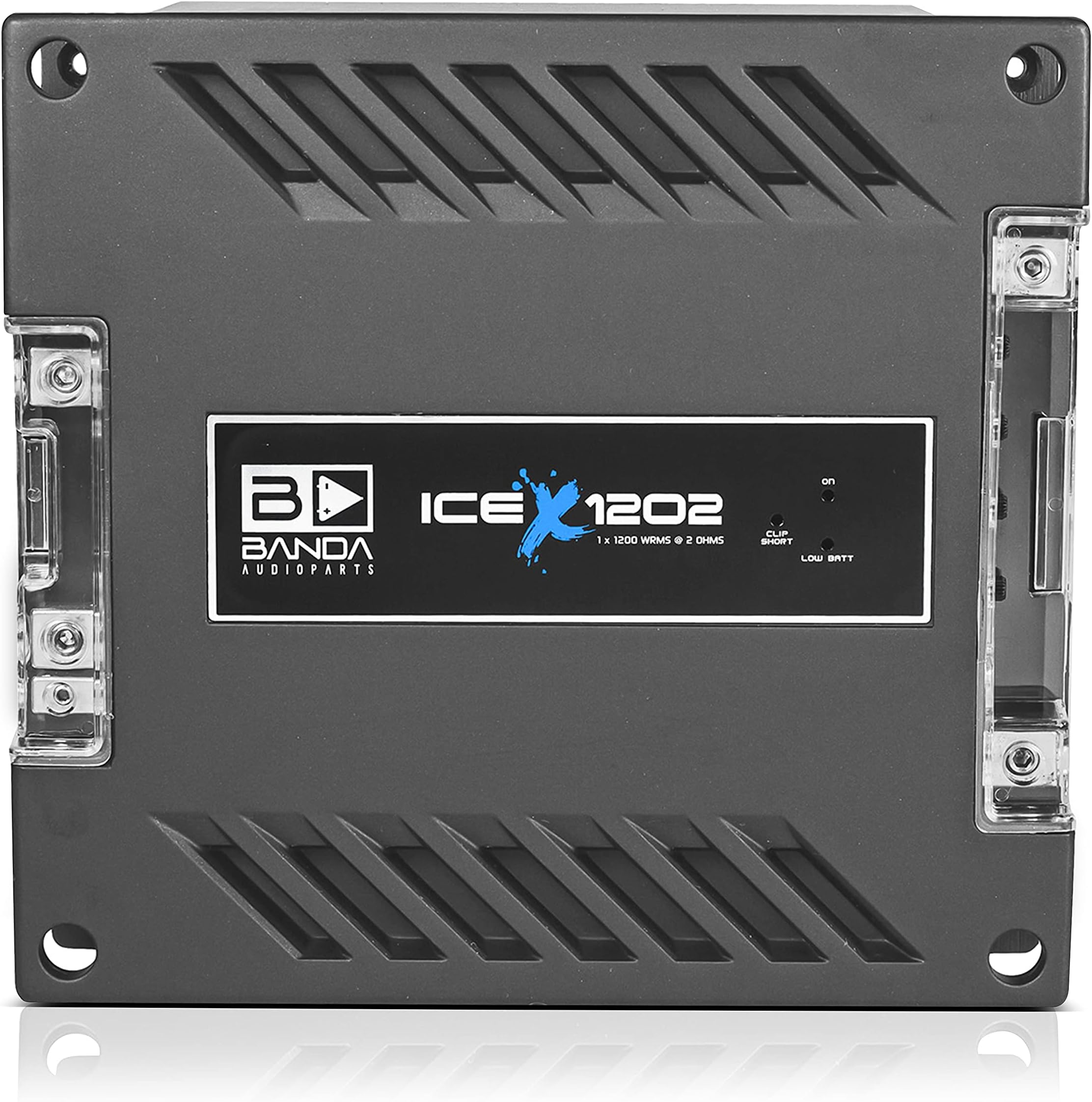 Banda Audioparts ICEX1202 One Channel 1200W Max at 2 Ohm Car Audio Amplifier