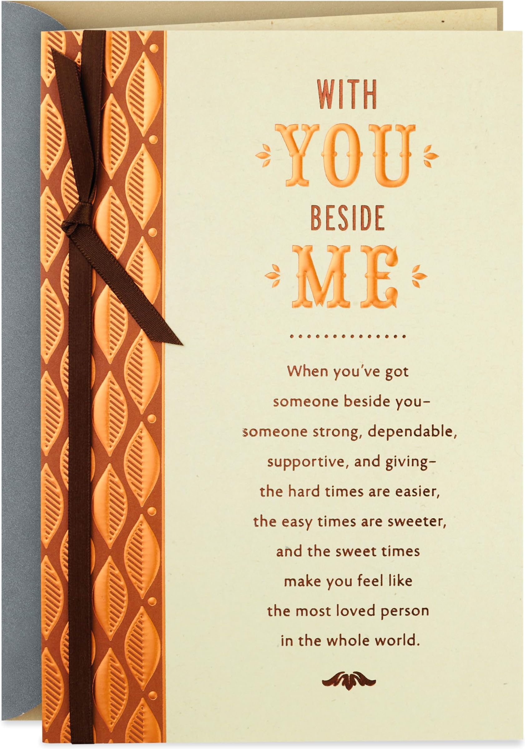 Hallmark Romantic Birthday Card (With You Beside Me)