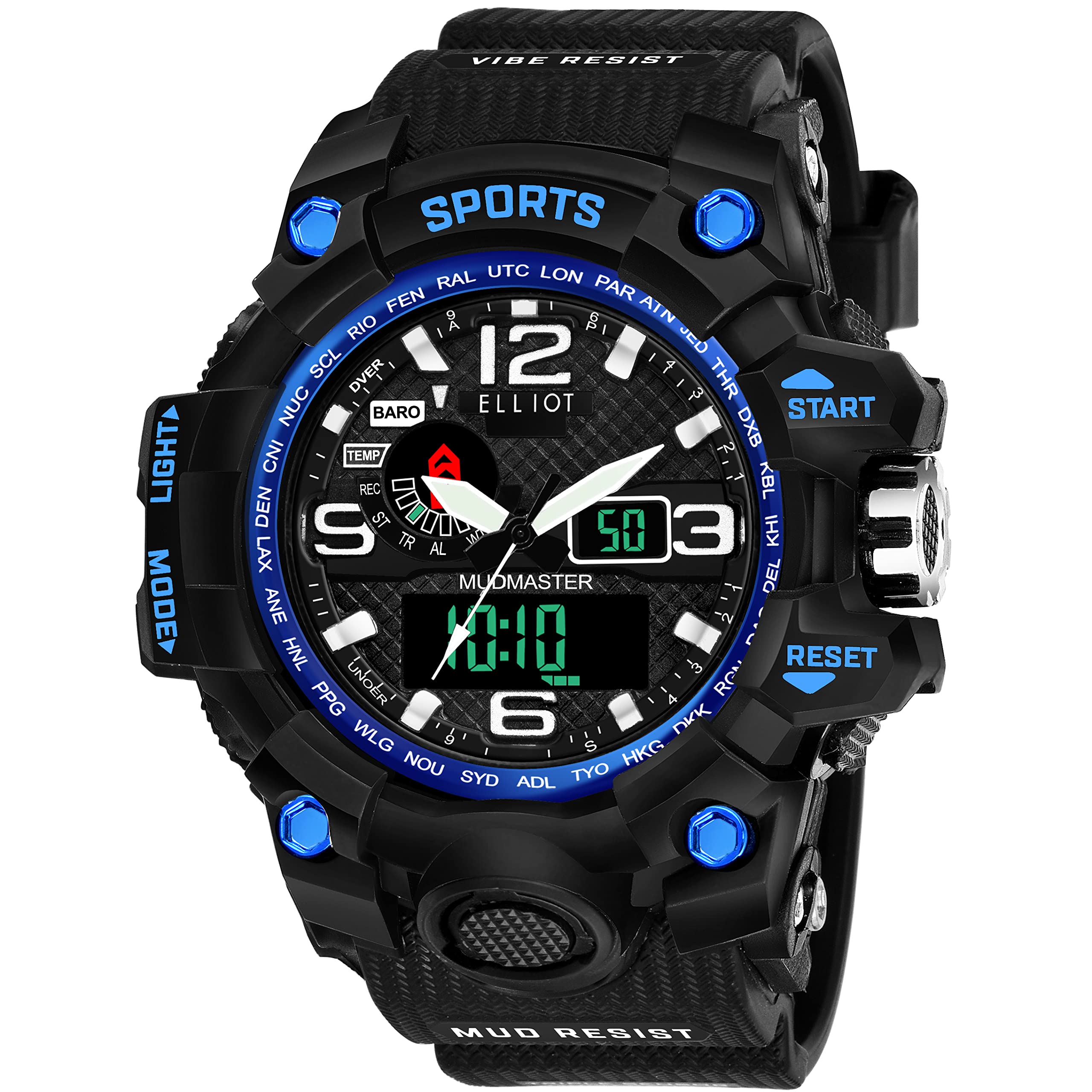 Elliot Branded Analog Digital Mens Watch with One Year Warranty - EWTM-SPORTS-III-020203 (B0B6T686RJ) Amazon Price History, Amazon Price Tracker