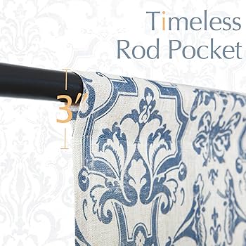 Amazon.com: jinchan Linen Tie Up Valance for Flax Floral