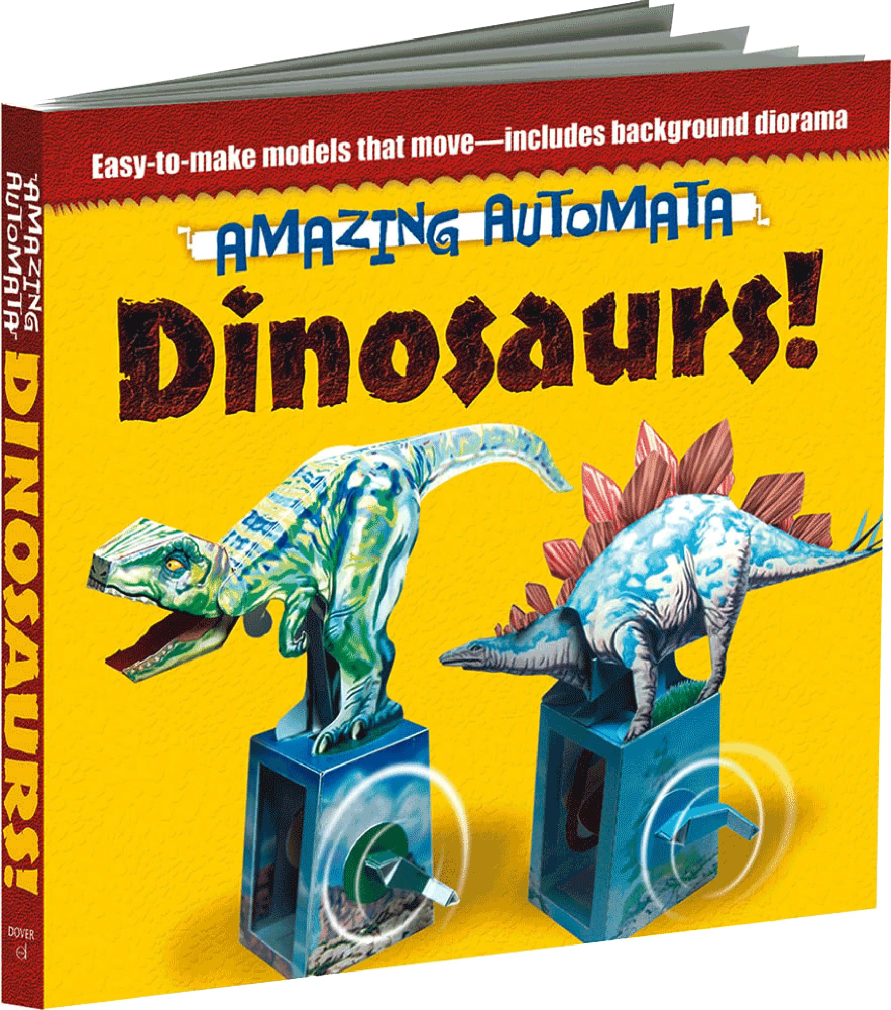 Amazing Automata -- Dinosaurs! (Dover Crafts: Origami & Papercrafts)