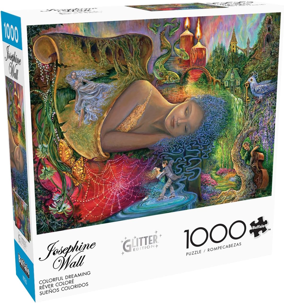 Buffalo Games - Josephine Wall - Colorful Dreaming - 1000 Piece Jigsaw Puzzle for Adults -Challenging Puzzle Perfect for Game Nights - Finished Size is 26.75 x 19.75