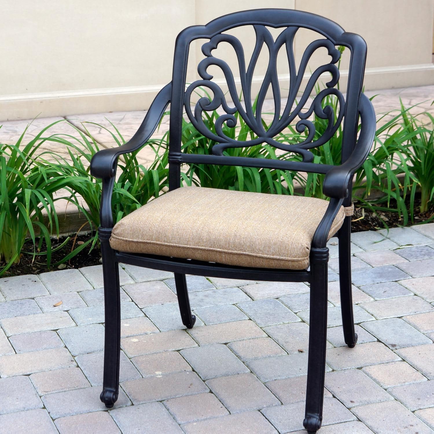 Darlee Elisabeth Cast Aluminum Patio Dining Set - Seats 6