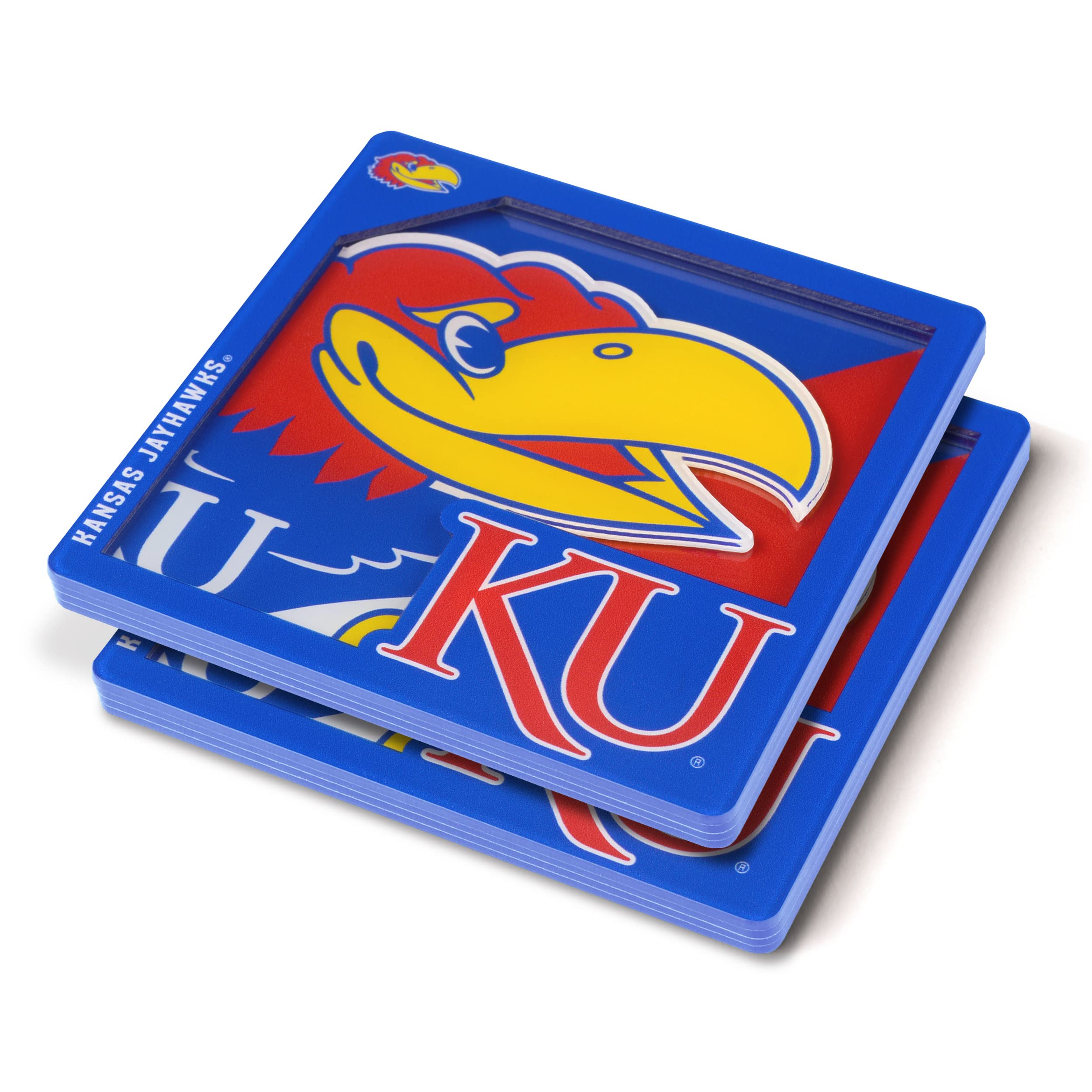 YouTheFan NCAA NCAA 3D Logo Series Coasters