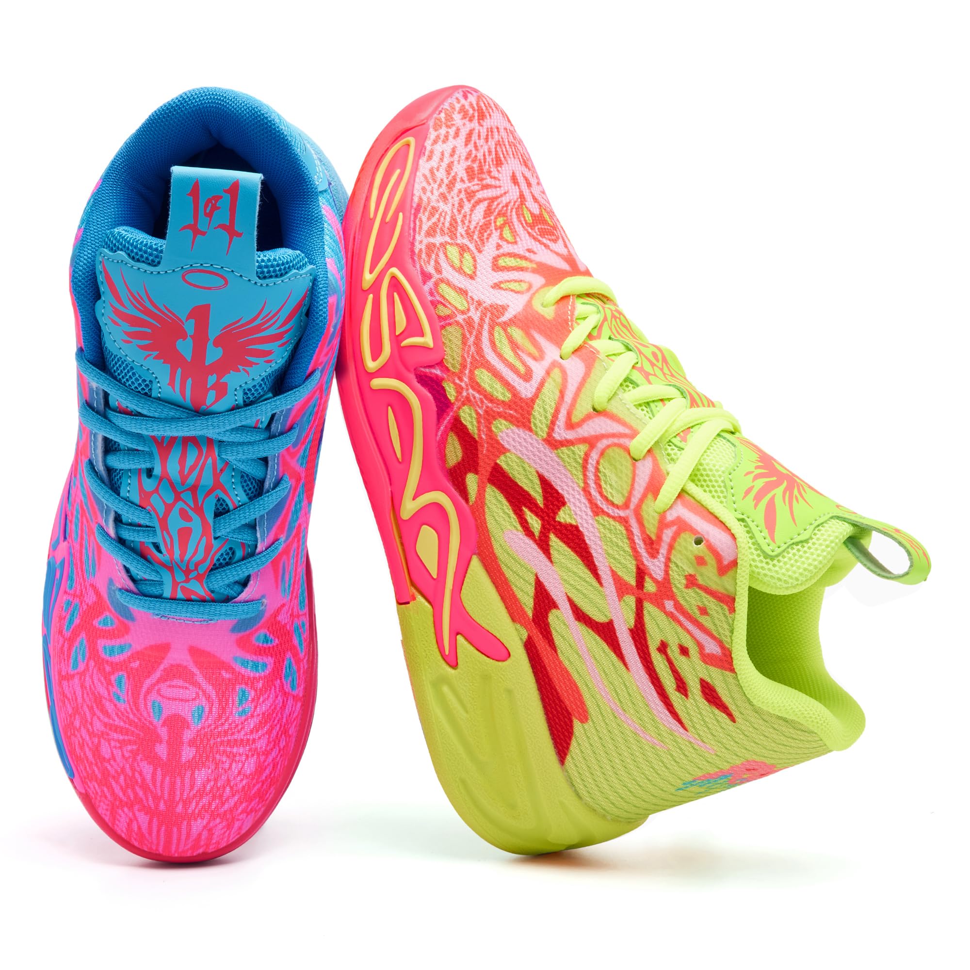 srtaktlt Basketball Shoes for Womens Mens Colorful Volleyball Fashion High Top Breathable Lightweight Grip Indoor Outdoor Sport Sneakers for Unisex-picture-15