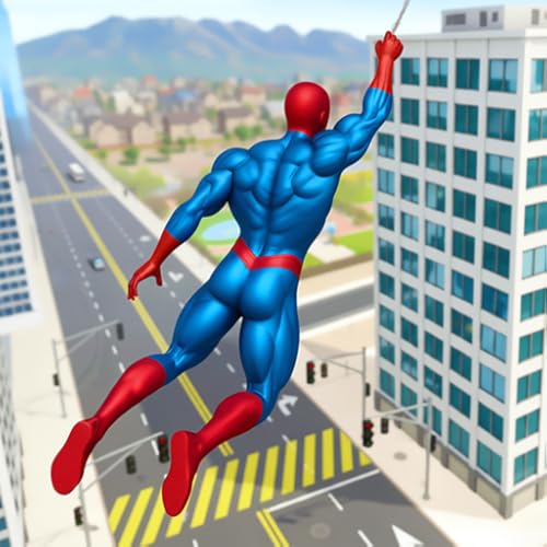 Super Spider Rope Hero Open World Battle Game