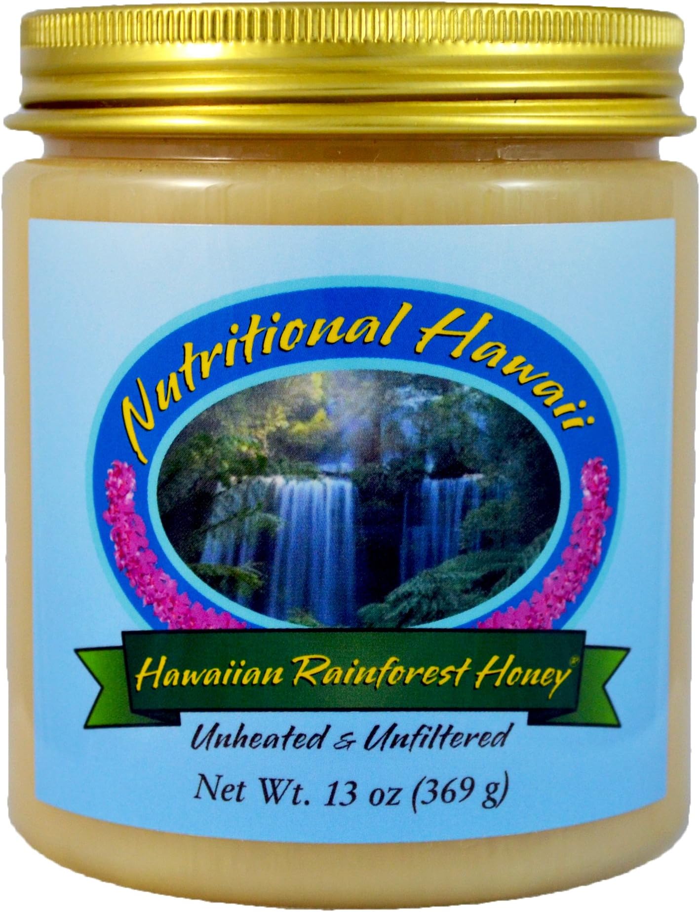 Hawaiian Rainforest Honey, 13 Ounce (Raw Honey)