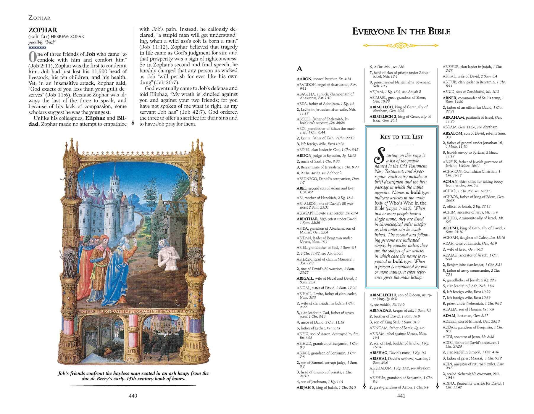 Who's Who in the Bible: An Illustrated Biographical Dictionary