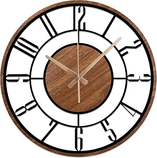 Wood Imports Metal Wall Clocks product