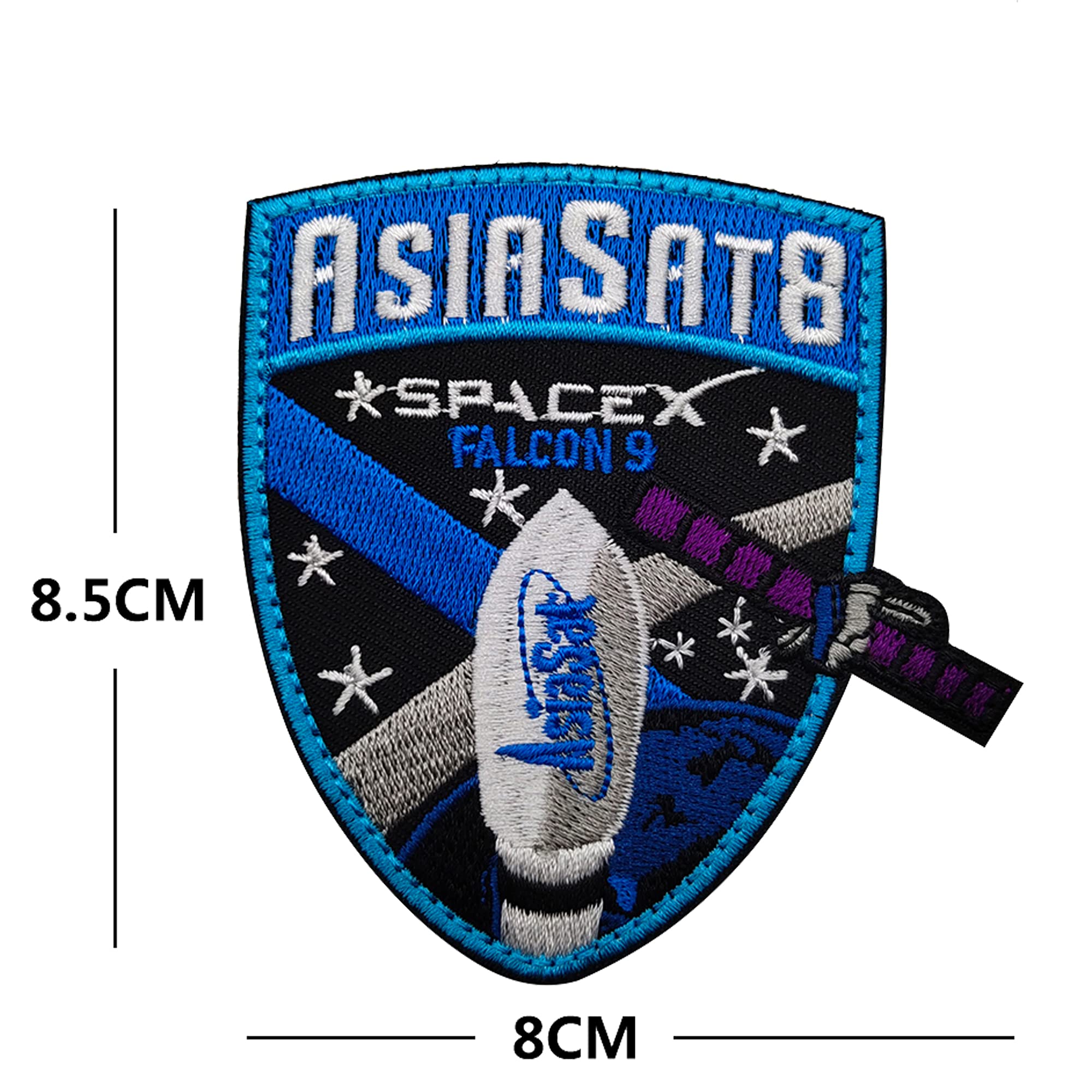 Amazon.co.jp: SPACEX Falcon 9 ドラゴン CRXパッチ 刺繍アップリケ
