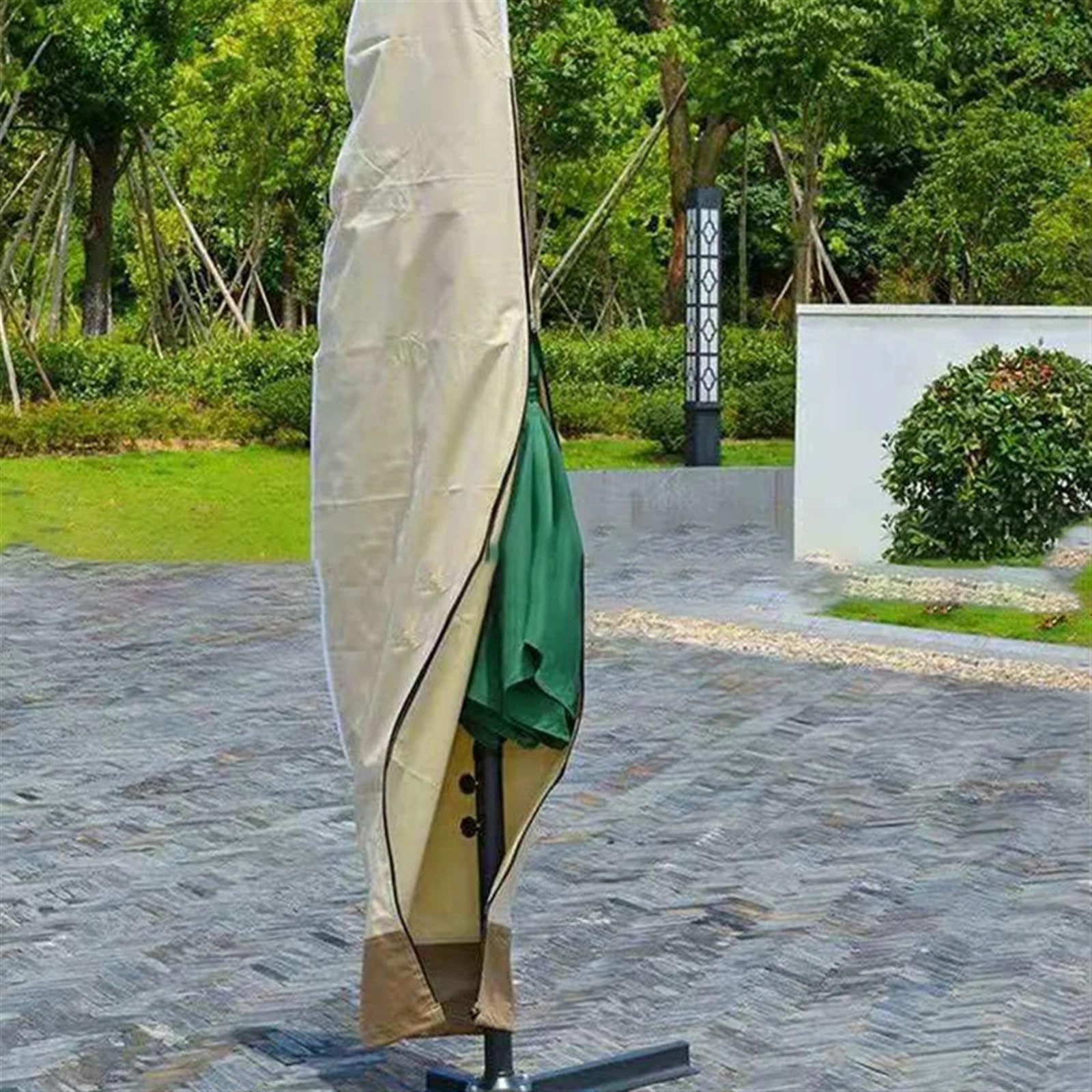 Housse de Parasol Housse de Parasol Banane Housse de Parasol de Jardin Housse de Parasol déporté pour Parasol Déporté(190x55x60cm)