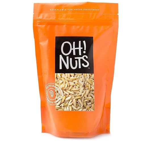 Miniatura 6 de Oh! Nuts Paquete a granel de almendras, nueces de almendra a granel para aperitivos y hornear, rebanadas de almendras totalmente naturales con alto