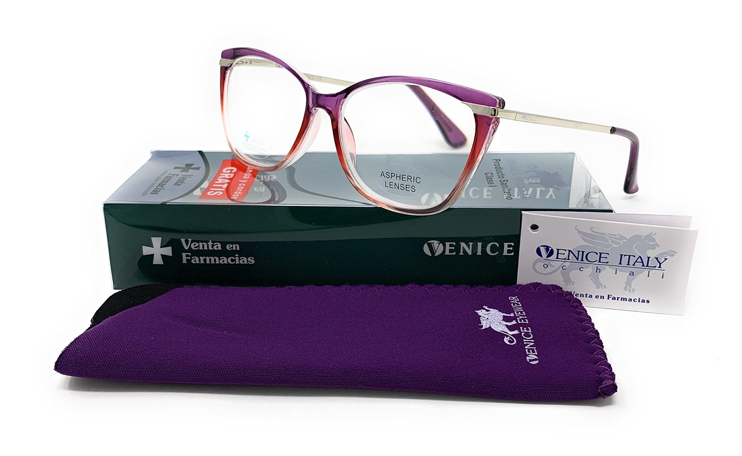 New model Gafas de lectura, presbicia, vista cansada, ULTIMA MODA EXCLUSIVAS VINTAGE mujer. VENICE NEW LIDIA v2 - Dioptrías: 1 a 3,5