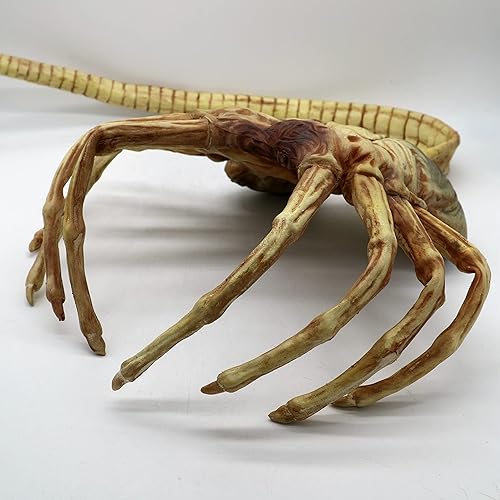Vista 3 de Xinxiaomeng Máscara de alienígena Facehugger de juguete de gusano con garras aterradoras máscara de Halloween máscara facial de látex espeluznante