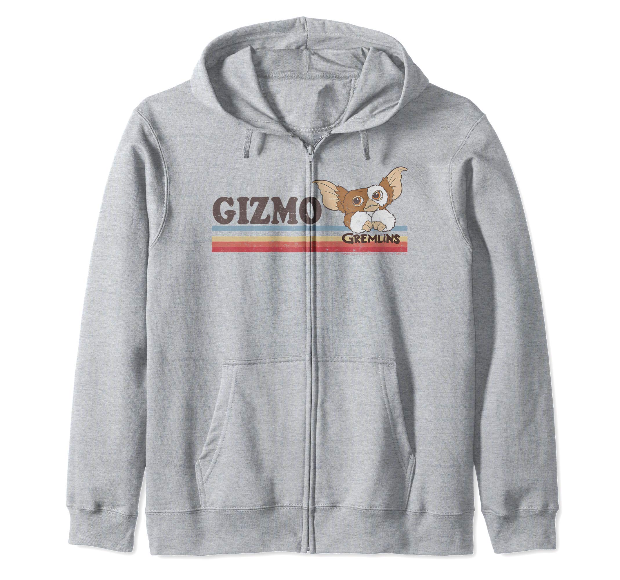 GremlinsGizmo Retro Stripes Zip HoodieOEKO-TEX STANDARD 100