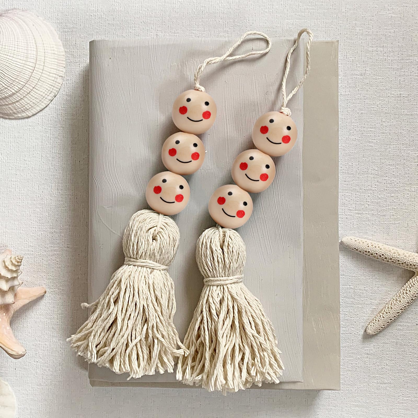 SOFPLATE 200 Pièce De Perles En Bois Colorées Perles Naturelles