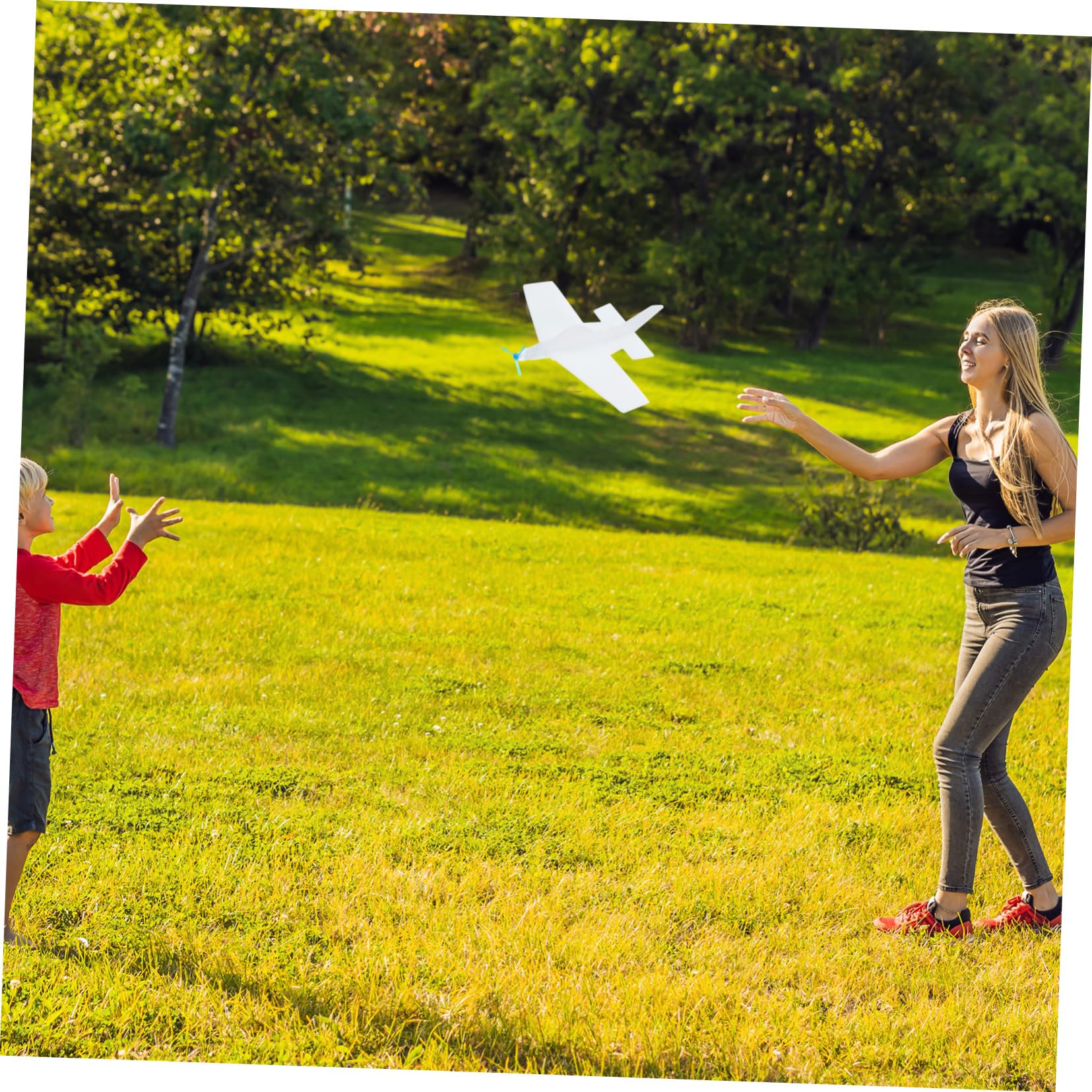 ORFOFE Lightweight Flexible Airplane Toy 10pcs Set Kids' Throwing Toys Perfect for Airplane Party Decorations