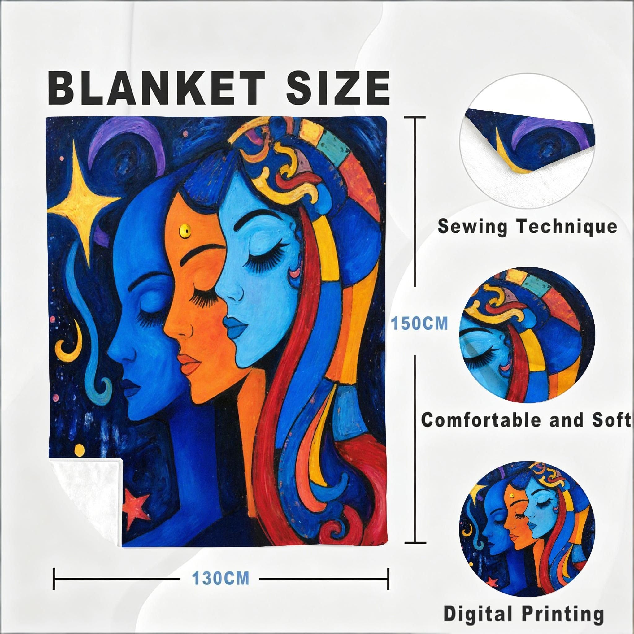Manta Grande 180x220 cm Pareja Polar Franela Térmica-A246