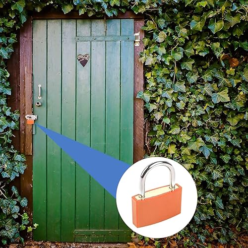 Miniatura 7 de Cerradura de llave grande para casillero de 1.654 pulgadas, 2 cerraduras resistentes con llave, candados impermeables con llave, candados de