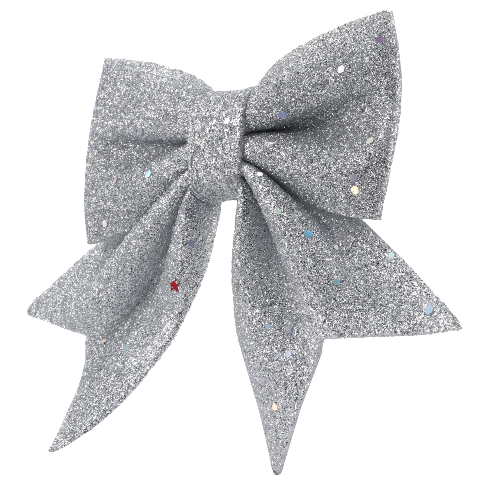 JOINPAYA Christmas Bow Ornament Tree Glitter Bowknot Decoration Mall Display Xmas Tree Decorative Bow Holiday Décor
