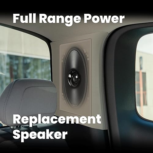 Vista 24 de BOSS Audio Systems BRS35 - Altavoz de repuesto para puerta de automóvil de 3.5 pulgadas, 50 vatios máximo, se vende individualmente