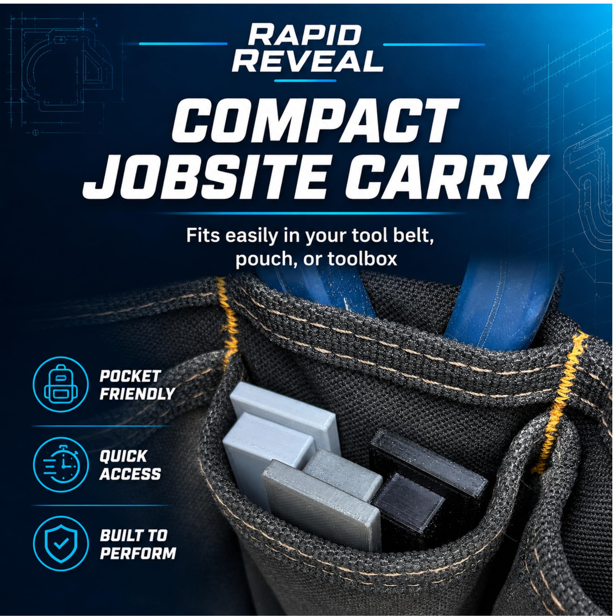 Rapid Reveal Trim Gauge - Precise Jamb Marking Tool -5