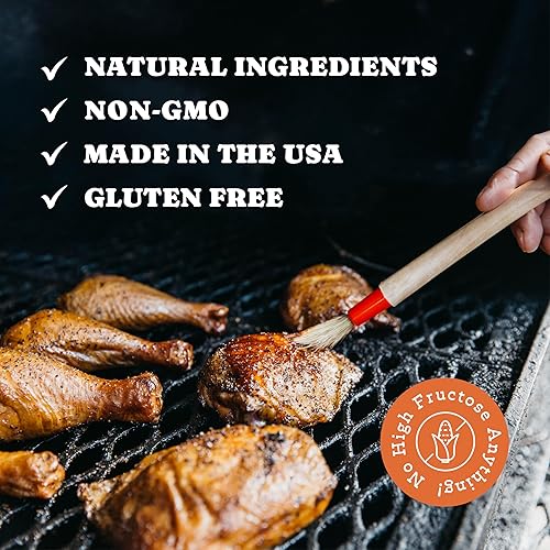 Miniatura 7 de Rufus Teague - Salsa BBQ Dulce Miel - Salsa Barbacoa Premium - Botellas de 15.25 oz - Paquete de 2