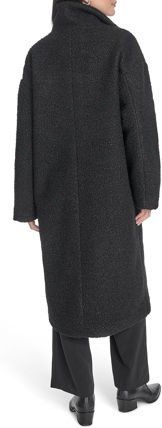 Levi's Women's Boucle Stand Collar Car Coat - Image 4