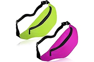 Double Neon Lime Fanny Pack Set for Vibrant Style and Functionality