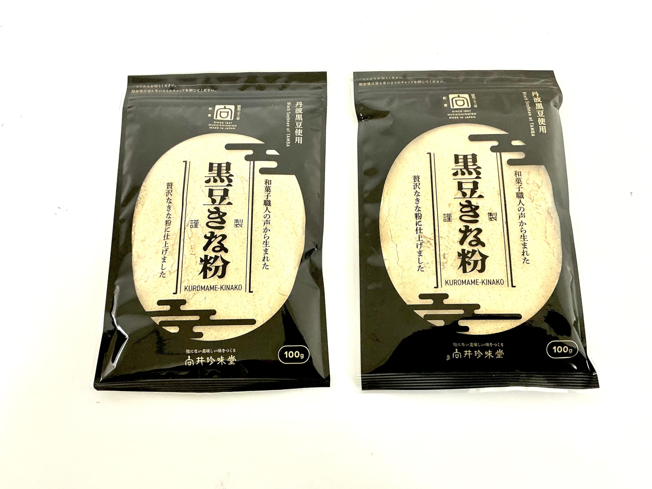 Amazon.co.jp: 向井珍味堂 黒豆きな粉 KUROMAME-KINAKO 丹波黒豆使用