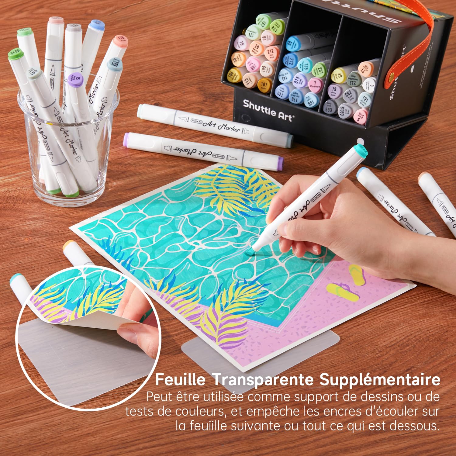 Feutres à Alcool Double Pointe EverBlend Arteza - Abricot A2497, Pour Manga, Coloriage Adulte Et Illustration - 2